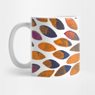 Watercolor brush strokes - autumn palette Mug